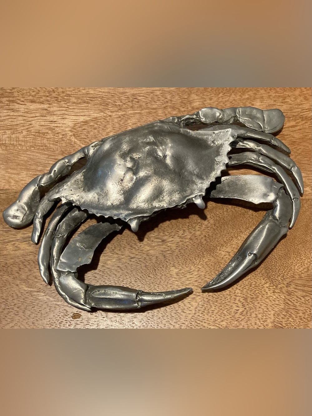 VTG Salisbury Pewter Crab Table Art